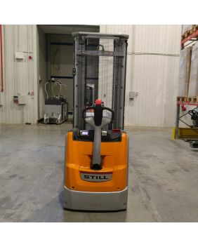 Transpaleta electrica second-hand cu catarg EXV 16 Li-Ion